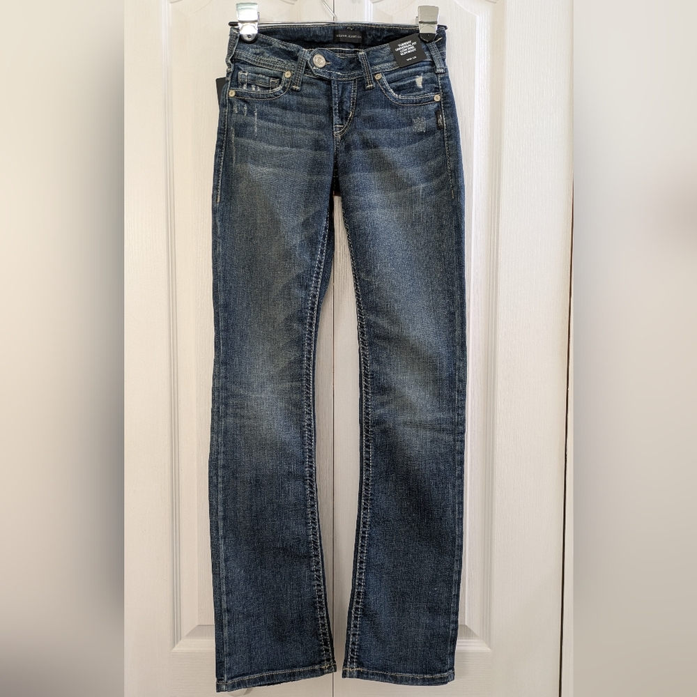 Silver Jeans Blue Straight Leg Jeans